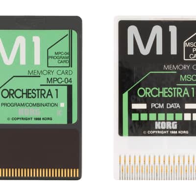 Korg MPC-04 + MSC-04 Data Card Bundle for M1 [USED]