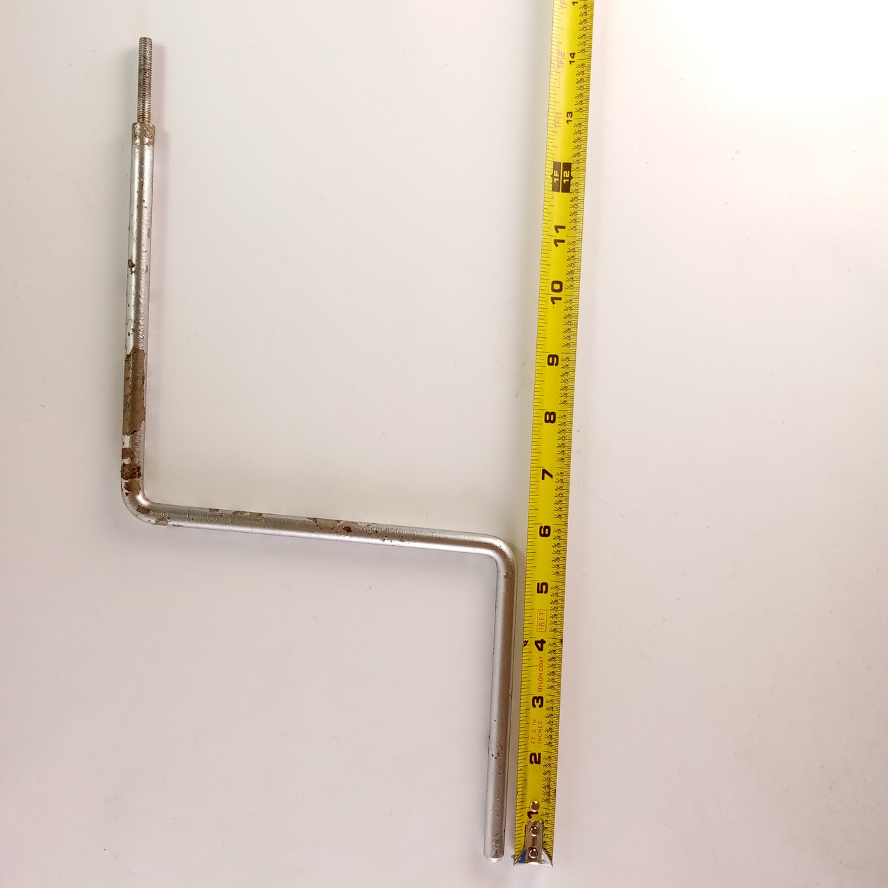 Z-Rod 3/8" Cymbal Arm Nickel Vintage 30s Ludwig/Leedy USA Mount Holder Part — main photograph