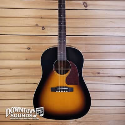 Epiphone Inspired by Gibson J-45 Standard with Epiphone Premium Gig Bag  - Vintage Sunburst image 2