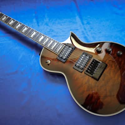 ESP LTD EC-1000 Evertune FM 2018 - Present - Dark Brown Sunburst image 11