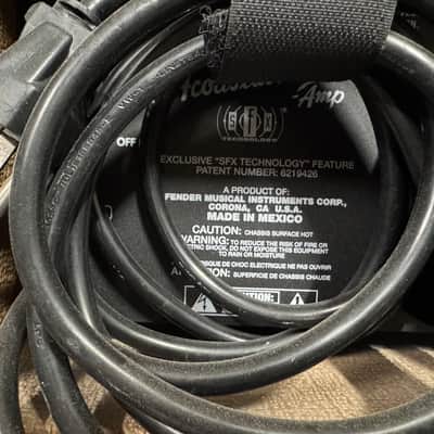 Fender Acoustasonic SFX 2-Channel 2 x 80-Watt 1x8" / 1x10" Acoustic Guitar Amp 1999 - 2003 - Brown image 7