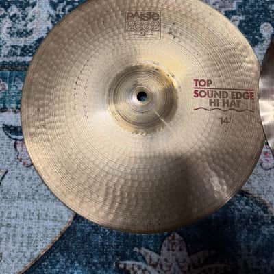 Paiste 14" 2002 Sound Edge Hi-Hat Cymbals (Pair) - Traditional, Used image 6