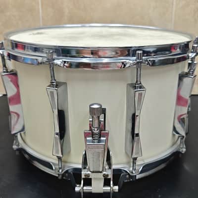 ⚡ Vintage Sonor Phonic Plus D518X 14"X8" Beech Snare Drum- White⚡ imagen 5