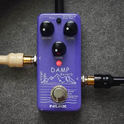 Nux NRV-3 Damp Reverb Pedal 3- reverb modes New! image 4
