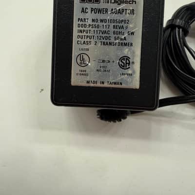 DOD Digitech PS50-117 12v 50mA Guitar Effect Pedal Original Power Supply Adapter image 2
