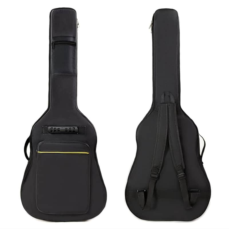 38 39 Inch Guitar Backpack Acoustic Guitar Bag 0.3 Inch Thick Padding Waterproof Dual Adjustable Shoulder Strap Guitar Case Gig Bag with Back Hanger Loop (39 inch) image 1