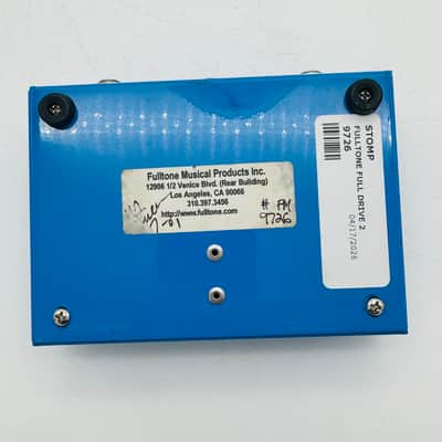 Fulltone Full Drive 2 (Non-MOSFET) 1996 - 2007 - Blue image 10