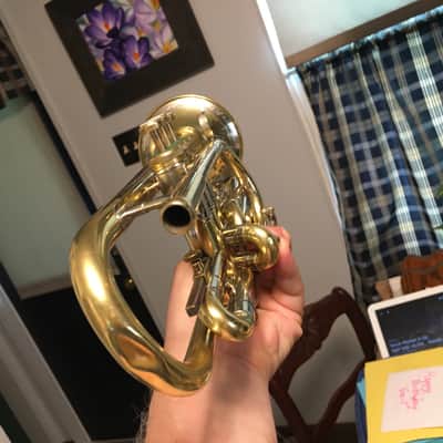 SUMMER DEAL 1948 L.A. SUPER CORNET GREAT COMPRESSION TONE RING SWEET NO REPAIS I CAN ALL BRACES FINE SEE image 25
