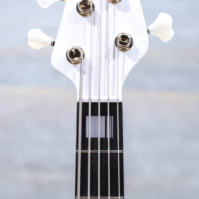 Yamaha BBNE2 Nathan East Signature Model 5-String White Electric Bass w/Case image 7