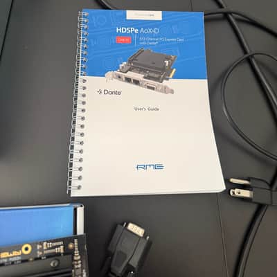 RME HDSPe AoX-D 512-channel PCIe Card with Dante & MADI 2020s - Grey image 3