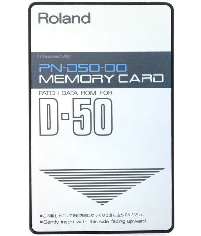 Roland PN-D50-00 Patch Data ROM Memory Card Roland D50 Factory Sounds + GEWÄHR image 1
