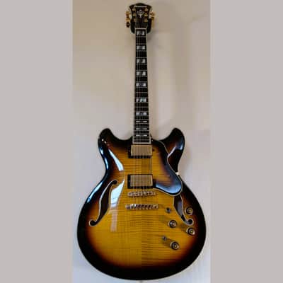 Ibanez AS153-AYS VIDEO DEMO Artstar Semi-Hollow Sunburst 2015 Hard Case Super 58s image 2