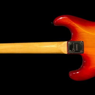 Charvel ST Custom - Circa 1990 1991 - MIJ - Made in Japan - Cherry Sunburst - w/ HSC image 8