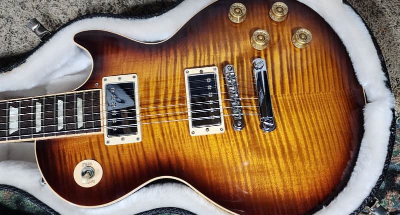 2012 Gibson Les Paul Traditional Plus Top - Super Flame 🔥 Desert Burst