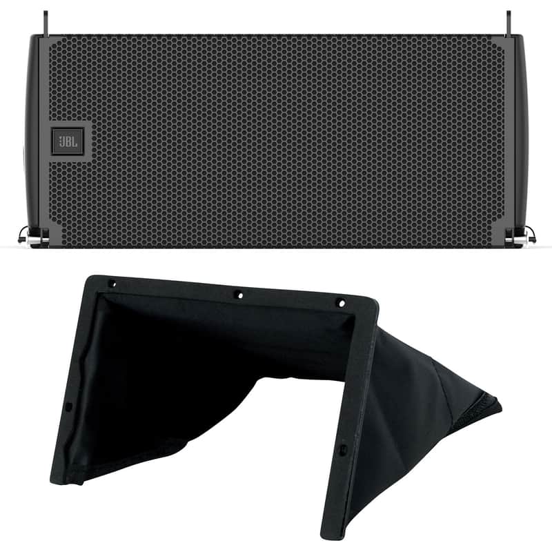 JBL SRX910LA Dual 10" 2-Way Powered Line Array Column Speaker+Amp Rain Cover image 1