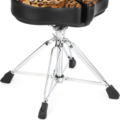 Ahead Drum Stool Throne Spinal G Four Leg, Leopard Print Top ASPG-LEP image 3