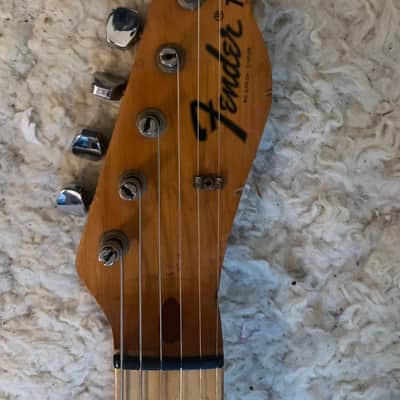 1971  Fender Cunife Telecaster with Bigsby, Maple Fretboard, CuNife pup and GFS pup, Red/Natural image 8