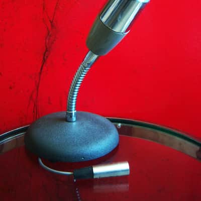 Vintage 1960's Electro-Voice 634 / 634A / 641 Omnidirectional Dynamic Microphone Hi Z w cable and Atlas stand image 1