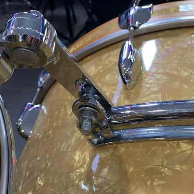 Gretsch BroadKaster Series 13/16/24 Drum Kit Set in Vintage Marine Pearl (Rm4) image 10