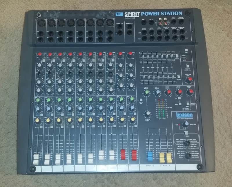Soundcraft Spirit Power Station Mixing Console with Amplifier image 1