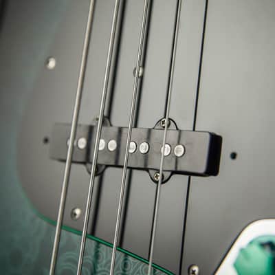 Fender Jazz Bass CUSTOM 1994 Green Paisley image 9