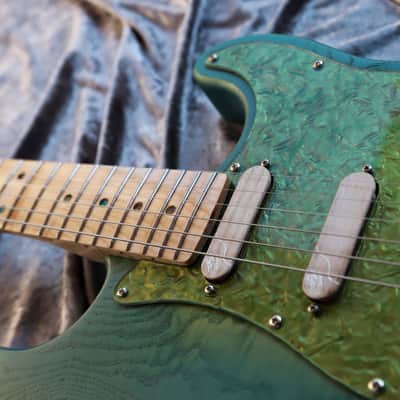 GB Liuteria Traditional Strato VegaTrem - strat style – Tamo Green image 21