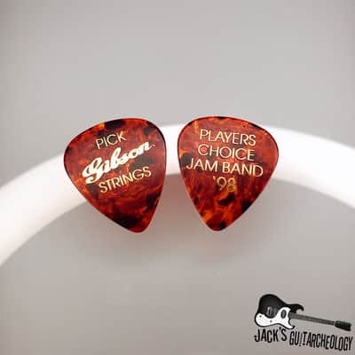 Lot of 2 - Gibson Players Choice Jam Band 1998 Pick / Plectrum (1998 Tortoise Celluloid) image 2