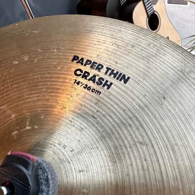 Zildjian 14" A Series Paper Thin Crash Cymbal 1983 - 2005 - Traditional image 2
