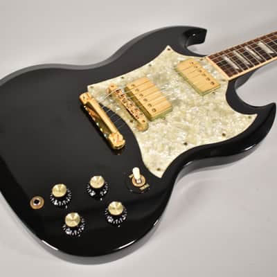 2000 Gibson SG Standard RARE Limited Edition Black And Gold Electric Guitar w/ OHSC image 4