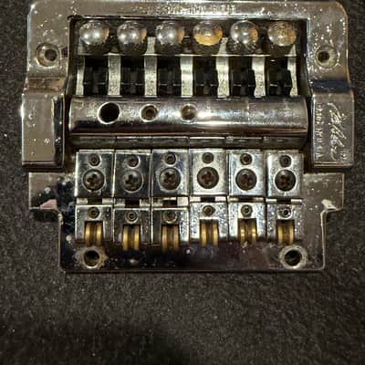 1980s Kahler 2300 Chrome Tremolo Bridge with Bar & Screws image 2