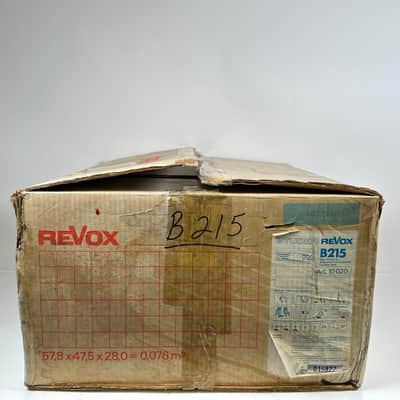 Vintage Revox B215 Cassette Tape Deck w/ Original Box image 4