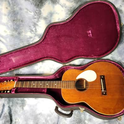 Vintage RARE 1970's Gibson Purple Black Hard Shell Guitar Case LGO LG1 LG2Others image 10