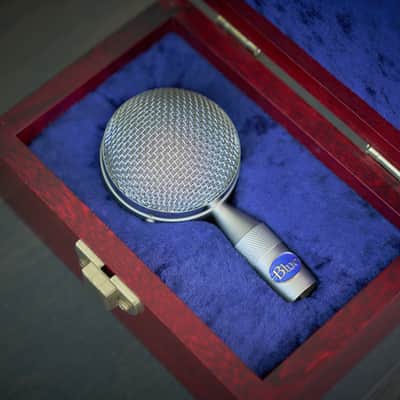 Extremely Rare Vintage Blue Bottle Tube Condenser Microphone Set image 14