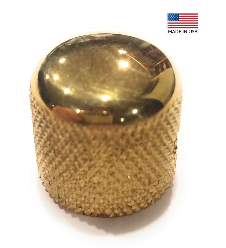 Electric Guitar Knobs - Qty 2-Brass Fine image 1