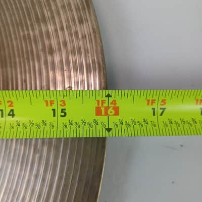 *Sabian 16" AA Crash/Ride Cymbal 1692g Heavy B20 Bronze Canada Vintage 80s image 7