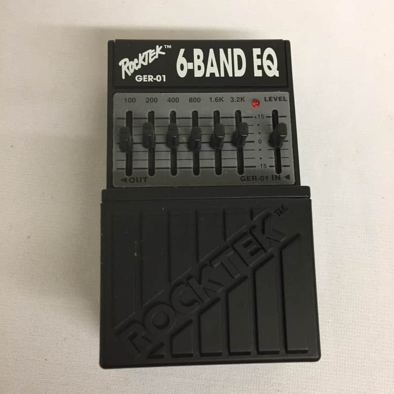 Rocktek GER-01 Guitar EQ 80's - Black image 1