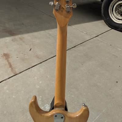 Mosrite Ventures II - 1965 - Wood Color - with Original Case image 12