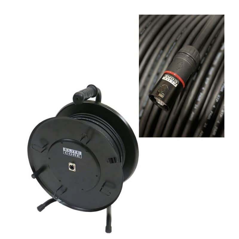 Super CAT5E 250 ft RJ45 Tactical Shielded Ethernet Reel Snake Cable- CS45 image 1