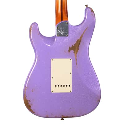 Fender Custom Shop MVP 1960 Stratocaster Relic - Lavender Stardust - Masterbuilt Levi Perry - Dealer Select Master Vintage Player Series Electric Guitar - NEW! image 5