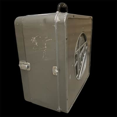1950 RCA Victor 12" Projector Metal Speaker Cabinet image 2