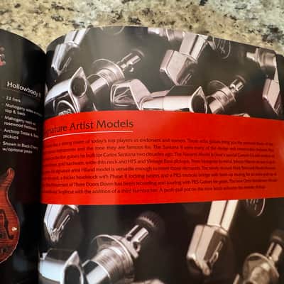 PRS Catalog 2007 Custom Standard 22 24 CE Santana Swamp Ash Special Satin 12 String SC 250 245 Singlecut Soapbar McCarty Hollowbody Spruce I II Dave Navarro Chris Henderson Johnny Hilland Modern Eagle image 8