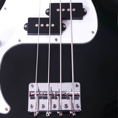 Artist MiniP Plus Left Handed 3/4 Size PB Bass Guitar + Accessories image 7