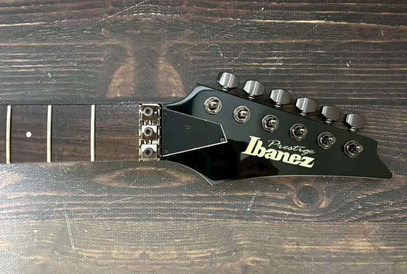 Ibanez Prestige RG2550 Neck Cosmo Black Hardware Made in Japan image 1