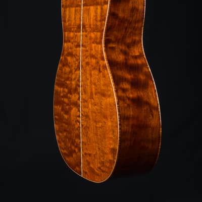 Bourgeois OMS DB Signature Figured Mahogany and Aged Tone Bearclaw Adirondack Spruce Sunburst Used (2022) image 24