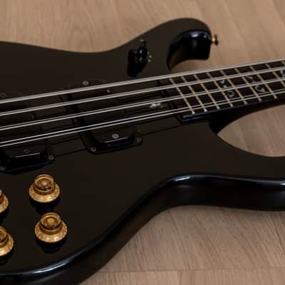 1983 Greco BK-1200 Custom Order Vintage 8 String Neck Through Bass Black, 100% Original w/ T-Bird Pickups, Japan Fujigen image 6