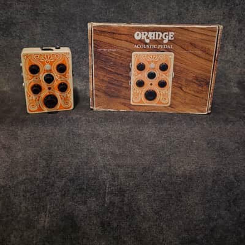 Orange Acoustic Pedal 2021 - Present - Cream / Orange image 1