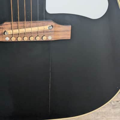 Used Gibson 2022 J-45 60s Original Acoustic/Electric Guitar - Ebony w/OHSC image 6