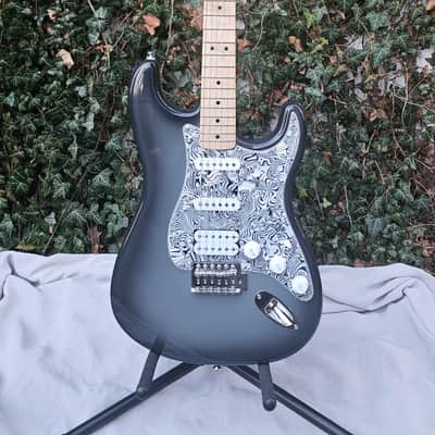 Wilhelm Guitars Custom Handmade HSS Strat Solid Body Electric Guitar "Silverburst" image 5
