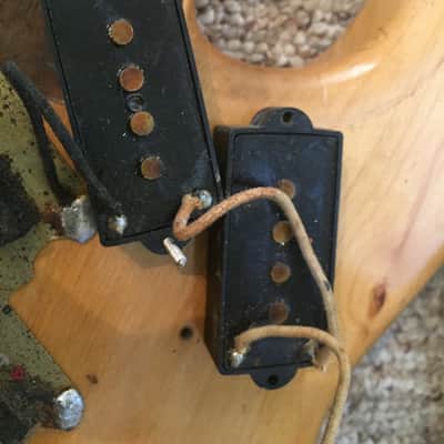 Fender Precision Bass Guitar Pickup 1959 with Copper shielding and screws , springs image 7