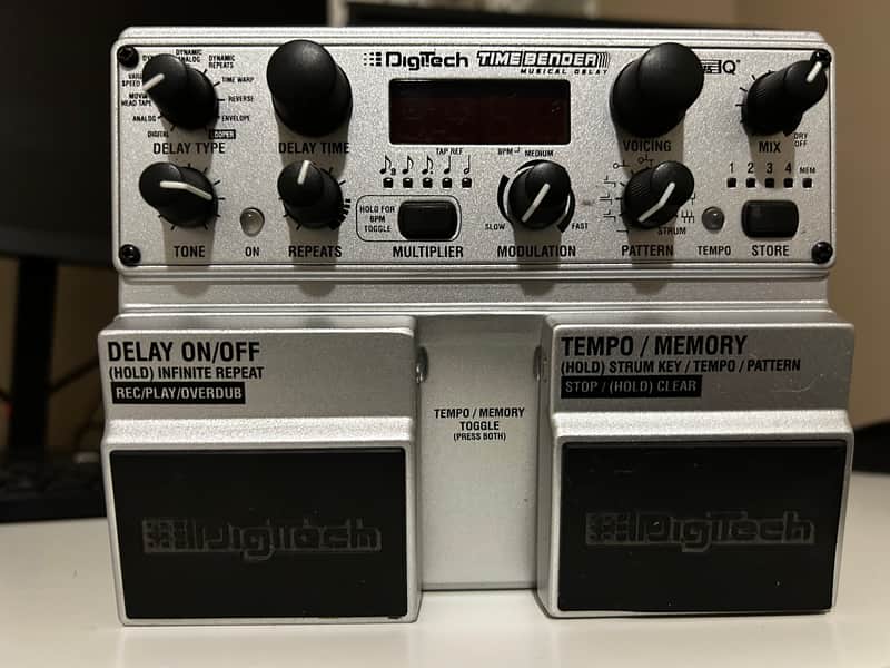 DigiTech Time Bender Musical Delay 2000s - Silver image 1